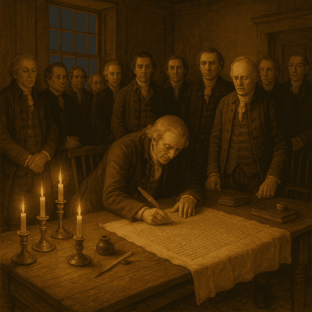 Delaware ratifying the Constitution