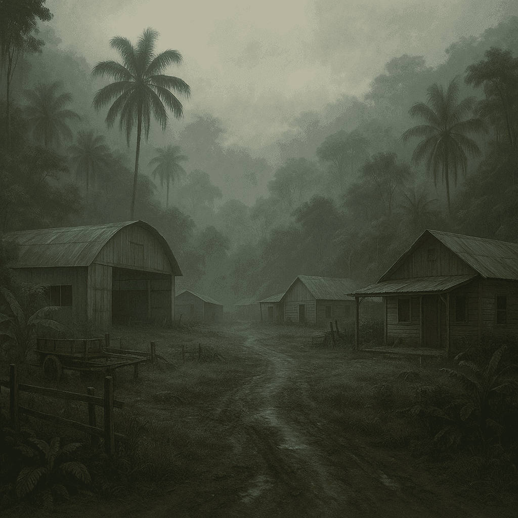 The Jonestown compound in Guyana