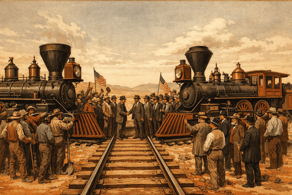 May 10: The Golden Spike, Churchill Takes the Wheel, A Partial Reckoning in Beijing