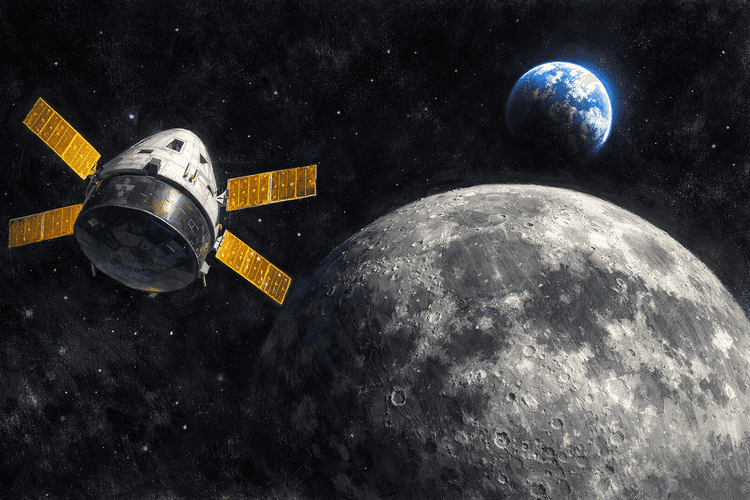 April 7: Coming Home From the Moon